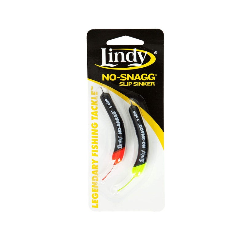 Lindy No-Snagg Slip Sinker Banana-Shaped Fishing Sinker - Enables Anglers to Fish Unfishable Areas, Standard (2 Pack), 1 oz - Image 2